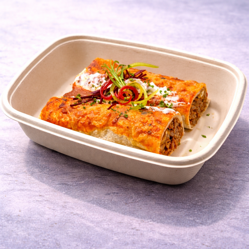 Cheesy ground beef Enchiladas